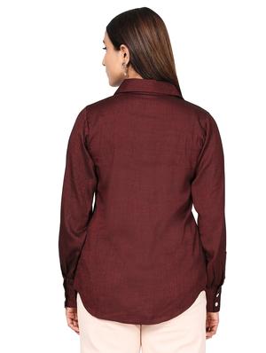 long sleeved solid shirt - 18560030 - Standard Image - 3