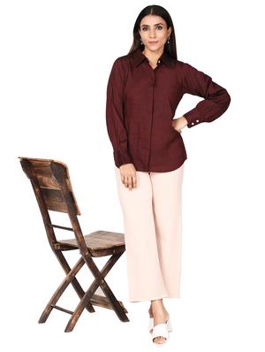 long sleeved solid shirt - 18560030 - Standard Image - 4