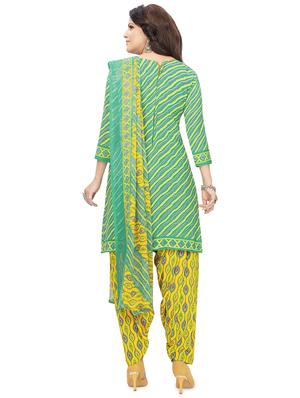 printed unstitched suit set - 18570915 - Standard Image - 3
