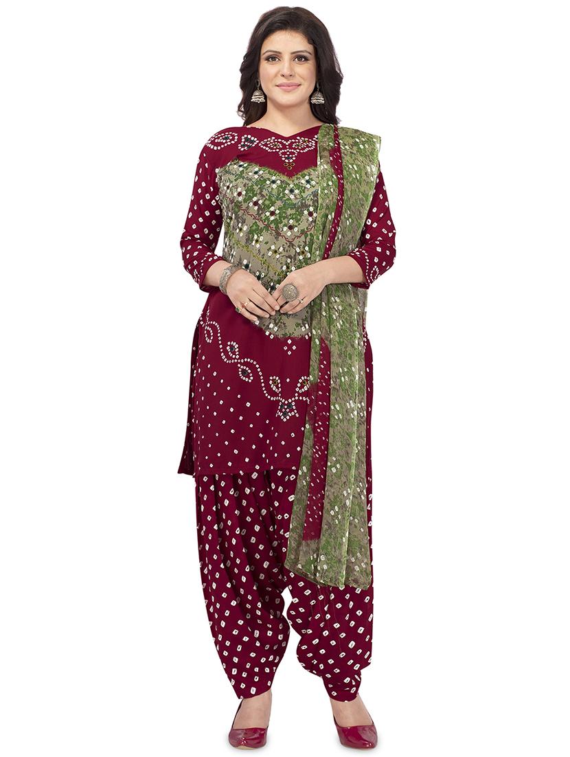 printed unstitched suit set - 18570916 - Zoom Image - 1