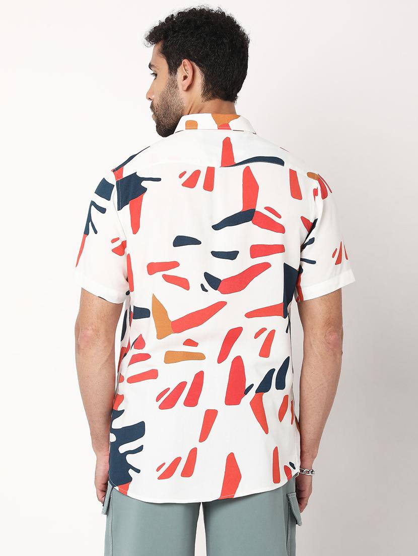 printed short sleeved casual shirt - 18578581 - Zoom Image - 3