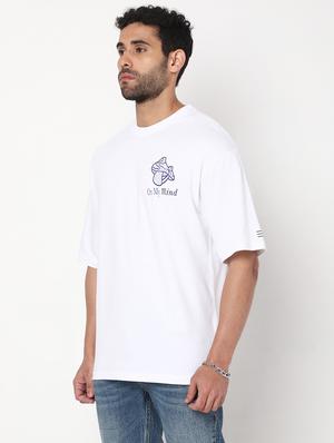 white back print t-shirt - 18578612 - Standard Image - 2