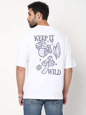 white back print t-shirt - 18578612 - Standard Image - 3