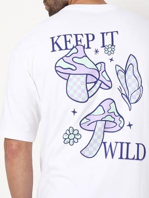 white back print t-shirt - 18578612 - Standard Image - 5