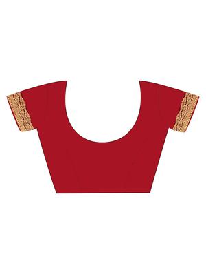 self design embroidered saree with blouse - 18584920 - Standard Image - 3
