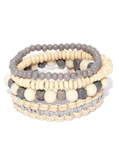 beige wooden bracelet - 18585535 - Standard Image - 1