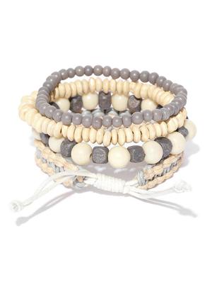 beige wooden bracelet - 18585535 - Standard Image - 2