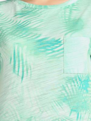 round tropical printed sleepshirt - 18586677 - Standard Image - 4