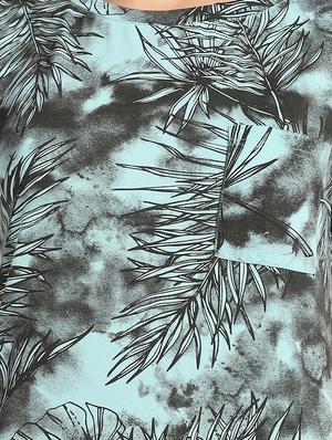 round tropical printed sleepshirt - 18586678 - Standard Image - 4
