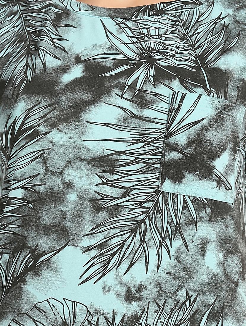 round tropical printed sleepshirt - 18586678 - Zoom Image - 4