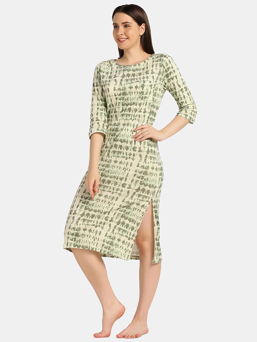 round neck printed sleepshirt - 18586681 - Zoom Image - 2