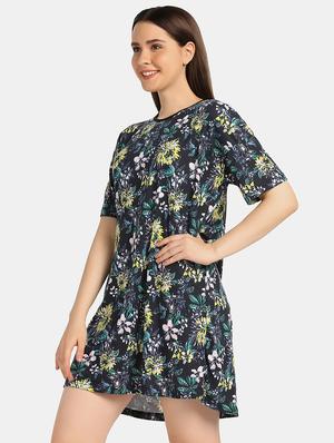round neck tropical sleepshirt - 18586682 - Standard Image - 2