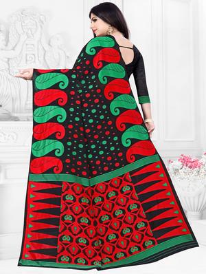 self design jamdani saree with blouse - 18587154 - Standard Image - 3