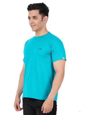 round neck solid t-shirt - 18589425 - Standard Image - 2