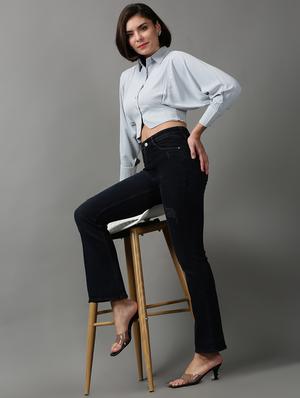 mid rise distressed denim jean - 18591011 - Standard Image - 5