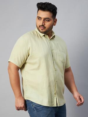 plus size solid casual shirt - 18591280 - Standard Image - 3