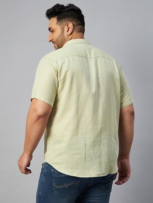 plus size solid casual shirt - 18591280 - Standard Image - 4