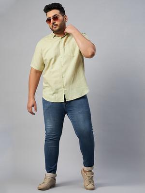 plus size solid casual shirt - 18591280 - Standard Image - 6