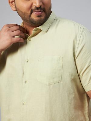 plus size solid casual shirt - 18591280 - Standard Image - 7