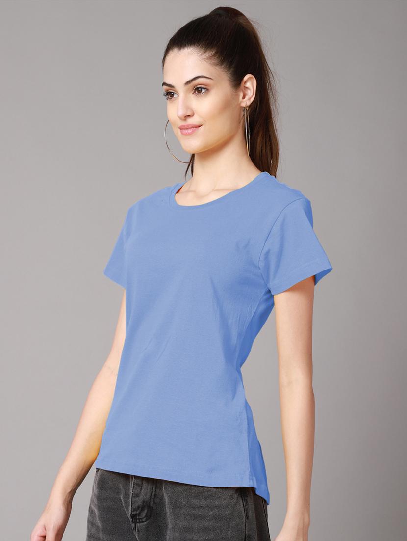crew neck solid regular tee - 18593019 - Zoom Image - 2