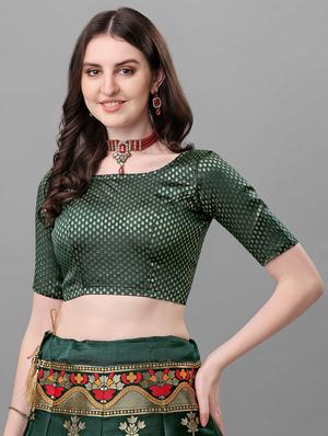 self design lehenga choli with dupatta - 18593257 - Standard Image - 5