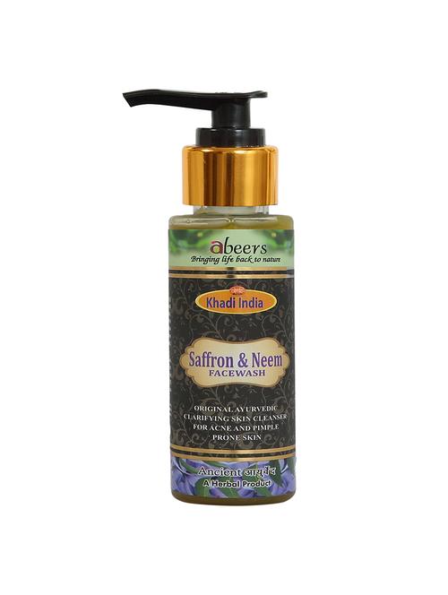 saffron and neem face wash - pack of 1 (100ml) - 18598269 - Very Small Image - 1