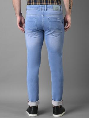 light washed denim jean - 18601477 - Standard Image - 4