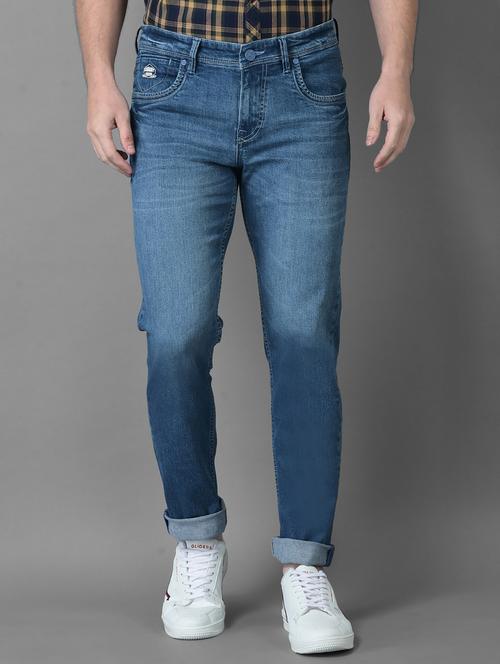 light washed denim jean - 18601482 - Standard Image - 1