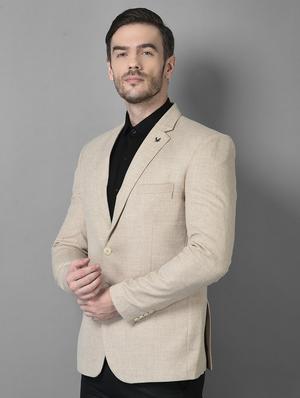 solid single breasted casual blazer - 18601514 - Standard Image - 3
