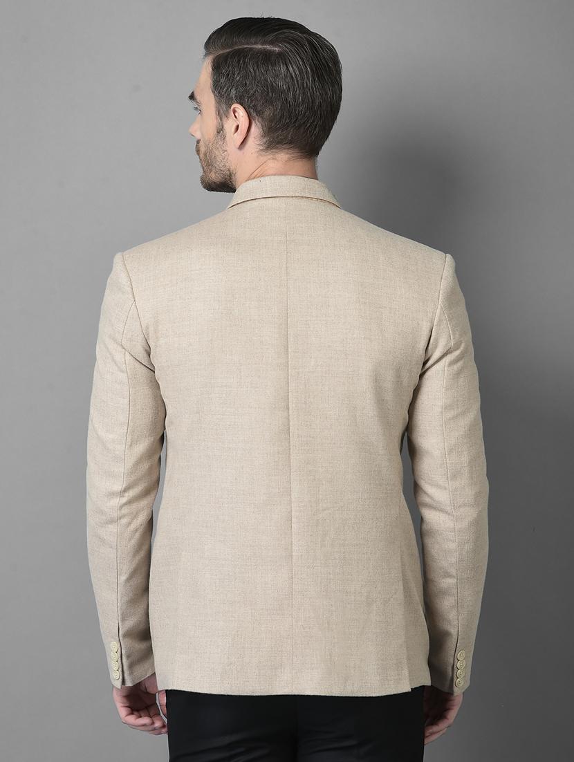 solid single breasted casual blazer - 18601514 - Zoom Image - 4