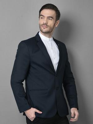 solid single breasted casual blazer - 18601517 - Standard Image - 3