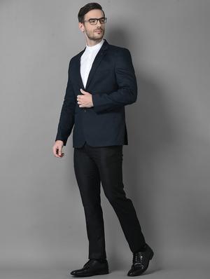 solid single breasted casual blazer - 18601517 - Standard Image - 5