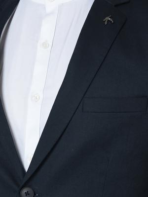 solid single breasted casual blazer - 18601517 - Standard Image - 6