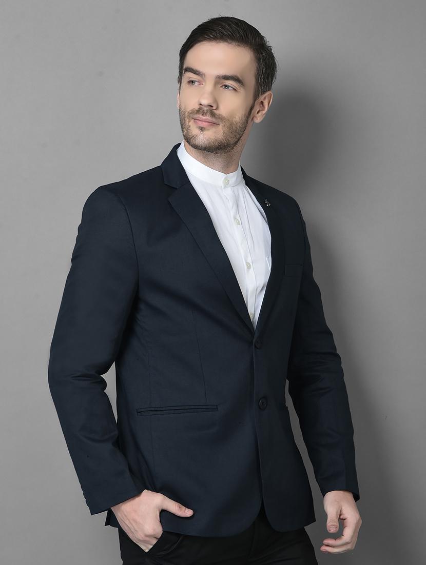 solid single breasted casual blazer - 18601517 - Zoom Image - 3