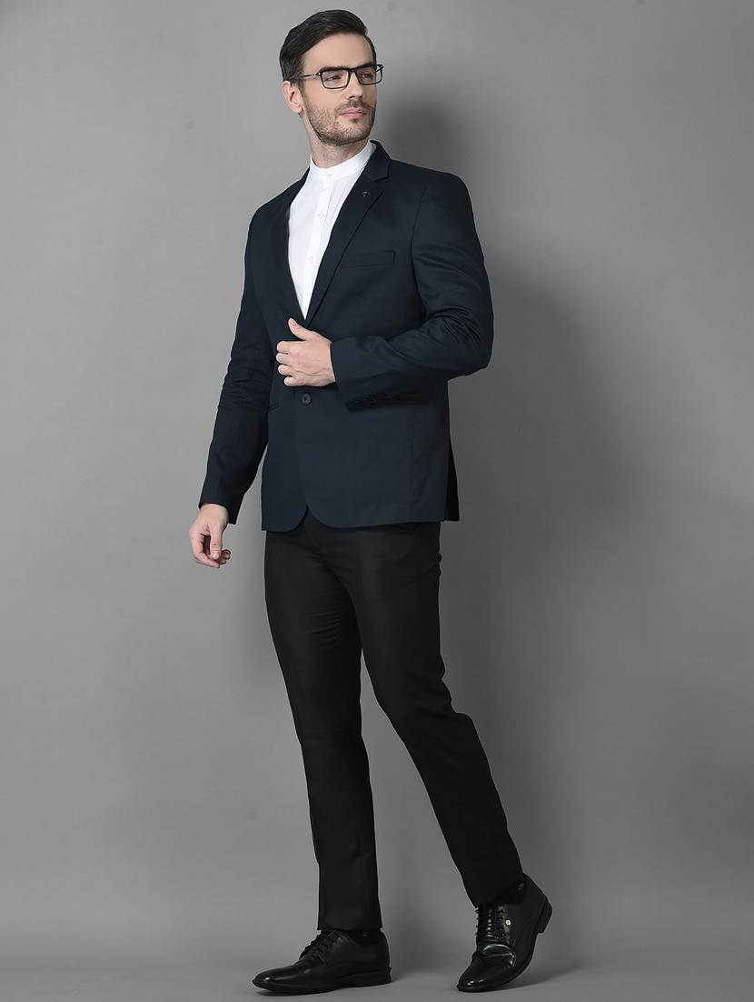 solid single breasted casual blazer - 18601517 - Zoom Image - 5
