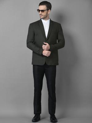 solid single breasted casual blazer - 18601519 - Standard Image - 5