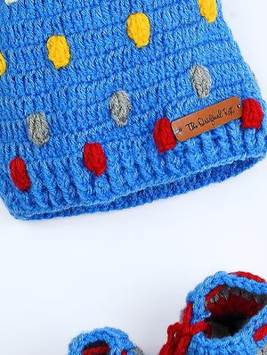 boys self design hat and shoes combo set - 18602197 - Standard Image - 3