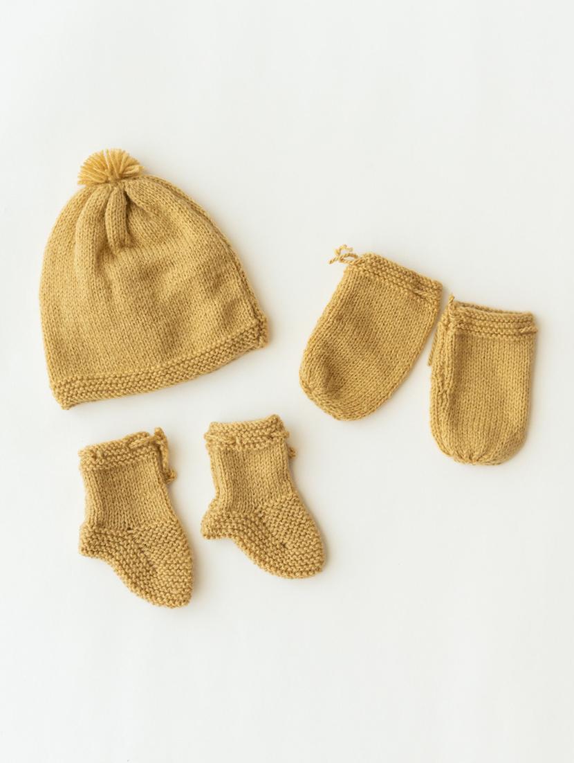 boys self design hat, gloves and shoes combo set - 18602248 - Zoom Image - 2