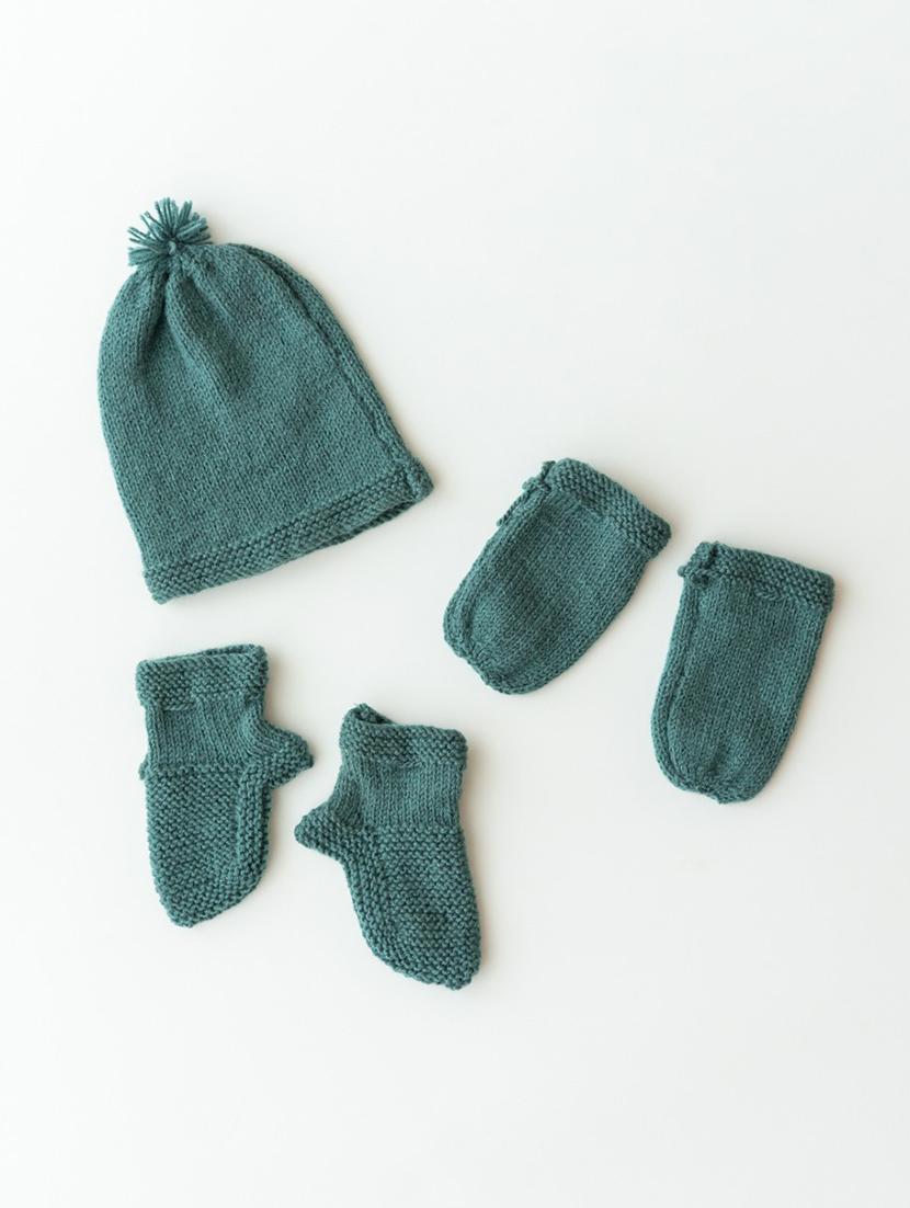 boys self design hat, gloves and shoes combo set - 18602351 - Zoom Image - 2