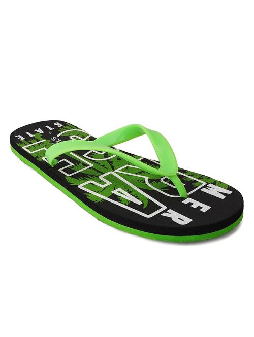 mens printed toe separator slippers - 18603217 - Standard Image - 1