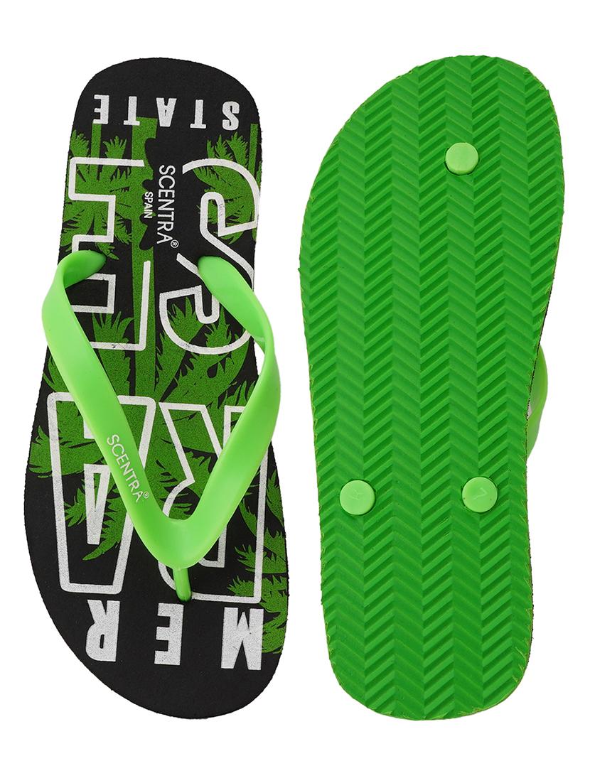 mens printed toe separator slippers - 18603217 - Zoom Image - 4