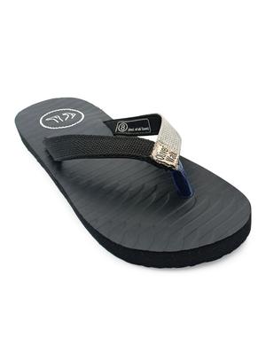mens black toe separator flip flop - 18603575 - Standard Image - 3