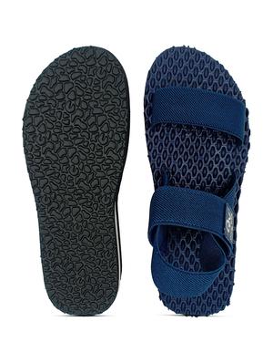 mens blue slip on flip flop - 18603725 - Standard Image - 4