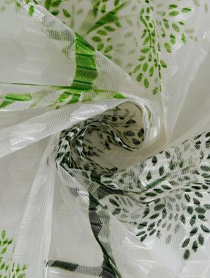 floral motif printed curtains - 18606874 - Standard Image - 2