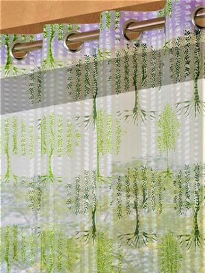 floral motif printed curtains - 18606874 - Standard Image - 3
