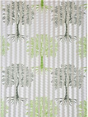 floral motif printed curtains - 18606874 - Standard Image - 4