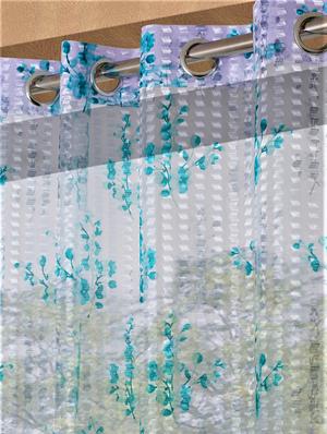 floral motif printed curtains - 18606882 - Standard Image - 2