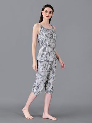 cami neck printed capri set - 18613659 - Standard Image - 2