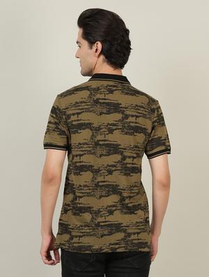 polo neck printed t-shirt - 18614365 - Standard Image - 3