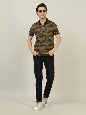 polo neck printed t-shirt - 18614365 - Standard Image - 4